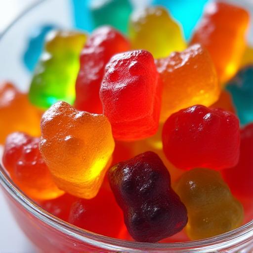 Assorted gourmet gummy bears