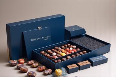 Branded corporate gift boxes with candies
